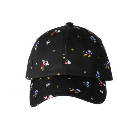 Mickey Mouse Black Sports Soccer Baseball Cap Hat Disney Unisex Adjustable - Picture 7 of 7